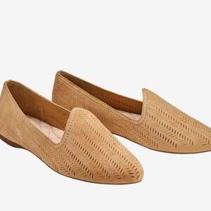 Birdies Beige Perforated Loafers - super cute!